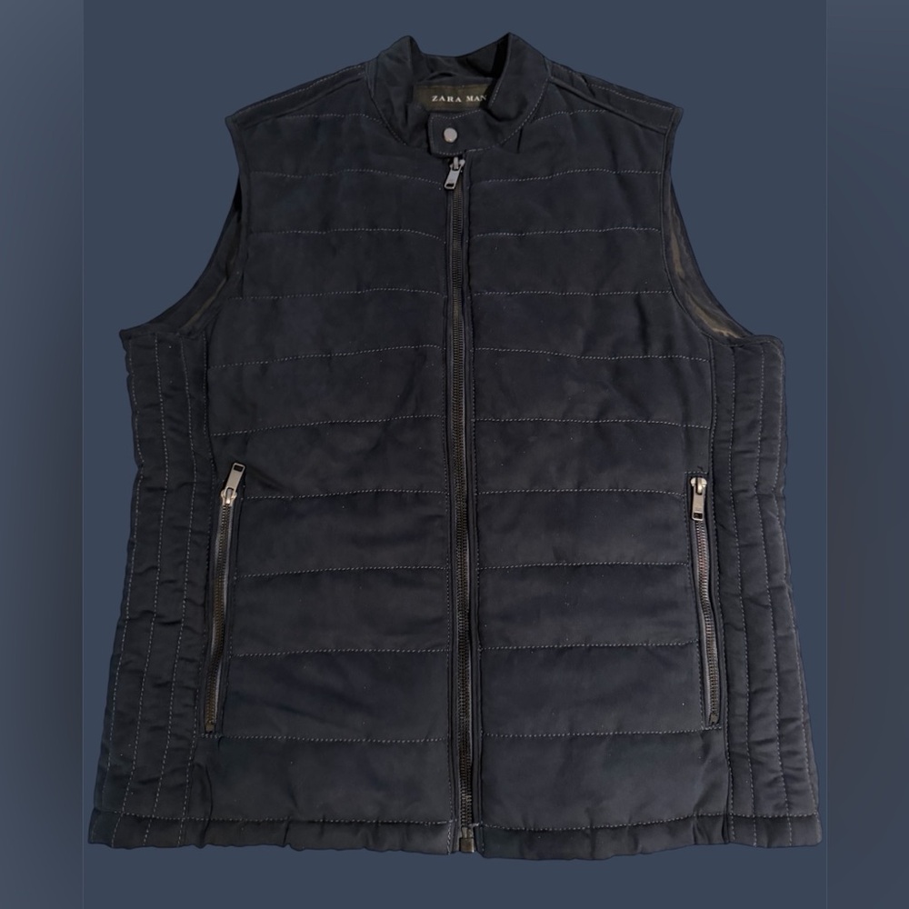 Zara Midnight Quilted Vest